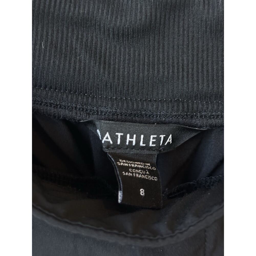 Athleta Brooklyn Mid Rise Ankle Black Pants Women Size 8 - Picture 3 of 4